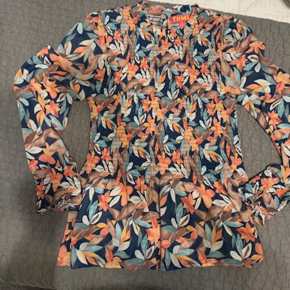Mod Boutique - THML The Darren - Floral Smocked Top - XS